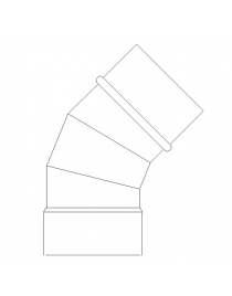 Kolano 45˚ 3 Elementowe